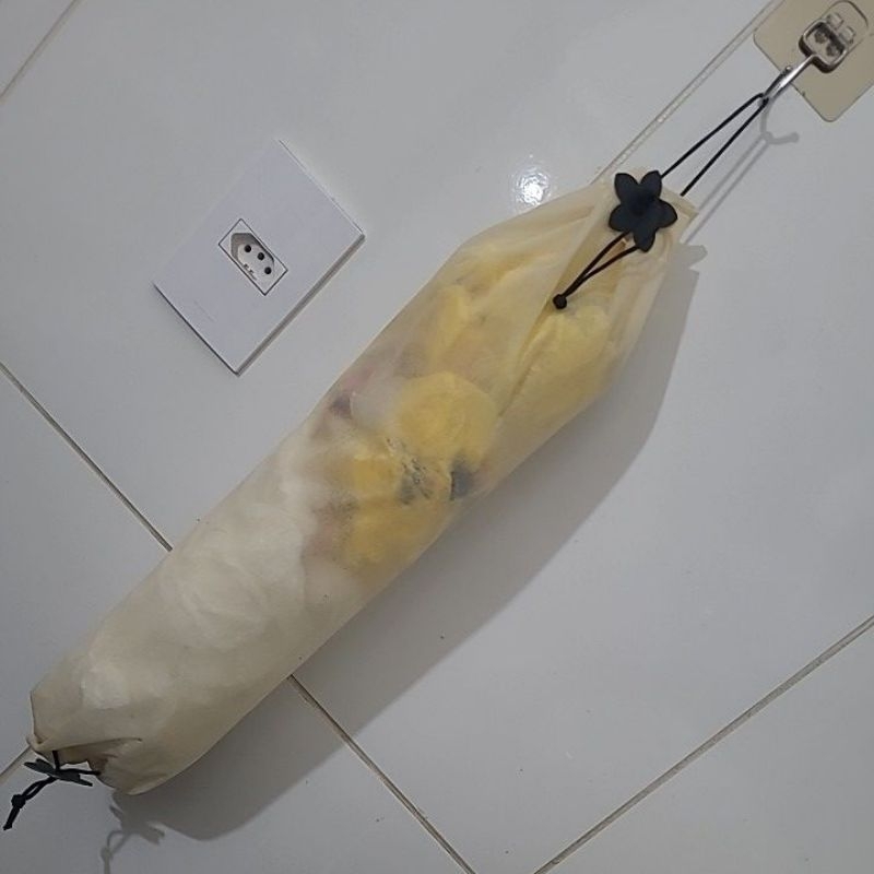 kit porta organizadores de sacolinhas com 3 unidades para sua  area de serviço.