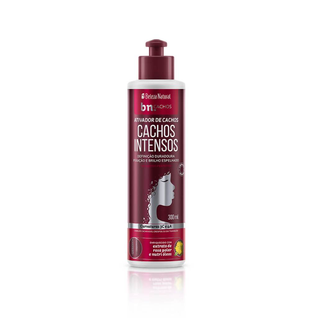 Ativador de Cachos Intensos 300ml – Beleza Natural em Oferta na Shopee