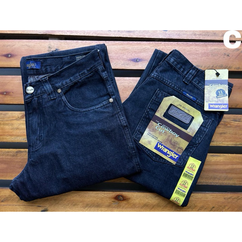 Calça Jeans Masculina Country Wrangler Azul Tradicional 100% Algodão Resistente Tamanhos 38 ao 48