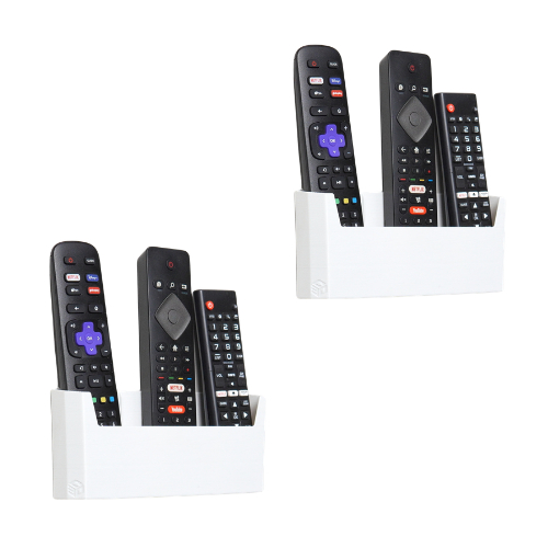 KIT 2 Suporte De Parede Porta 3 Controles Remoto Ar Tv Ventilador Universal New C3D Concept 3d Print