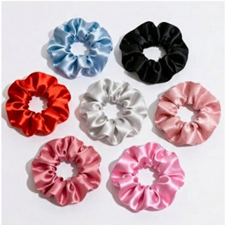 Kit 20 Xuxinha Scrunchie de Cetim Antfriz Prendedor  De Cabelo Diversas Cores em Oferta na Shopee