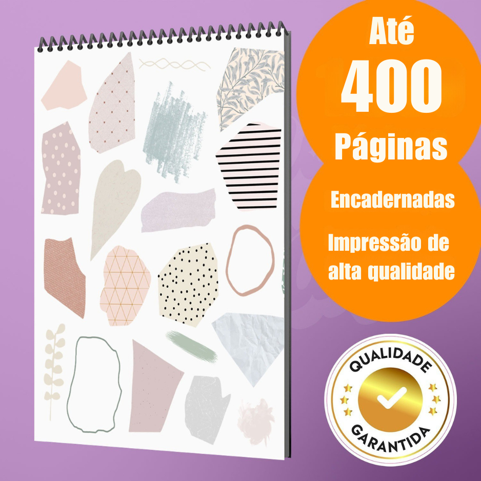 Impressão e Encadernação de PDFs da Kel - DE 20 ATÉ 400 PÁGINAS