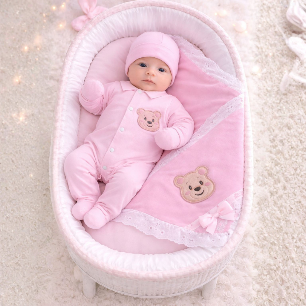 Kit Saida Maternidade Bebê Menino e Menina RN Infantil