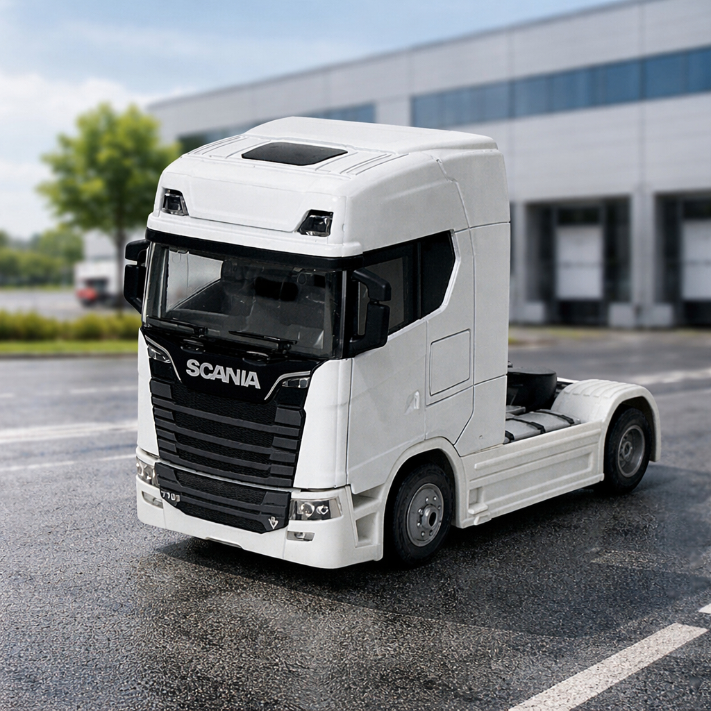 Miniatura Caminhão Scania V8 RT 30 Welly Colecionável de Metal