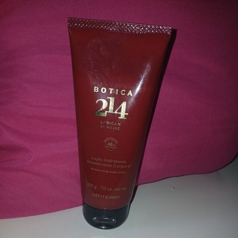 HIDRATANTE CORPORAL MASCULINO 214 AFRICAN em Oferta na Shopee