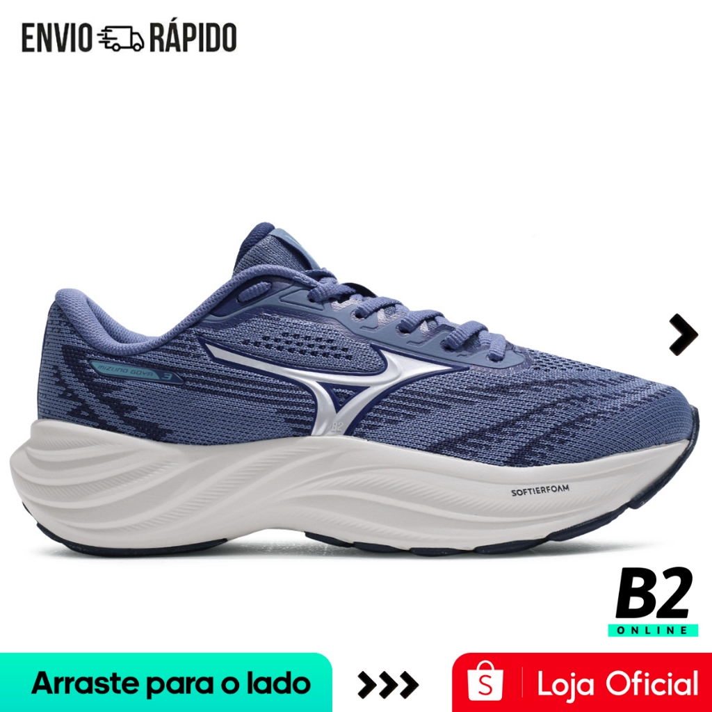 Tênis Mizuno Goya 3 Feminino Original com Nota Fiscal e Garantia em Oferta na Shopee
