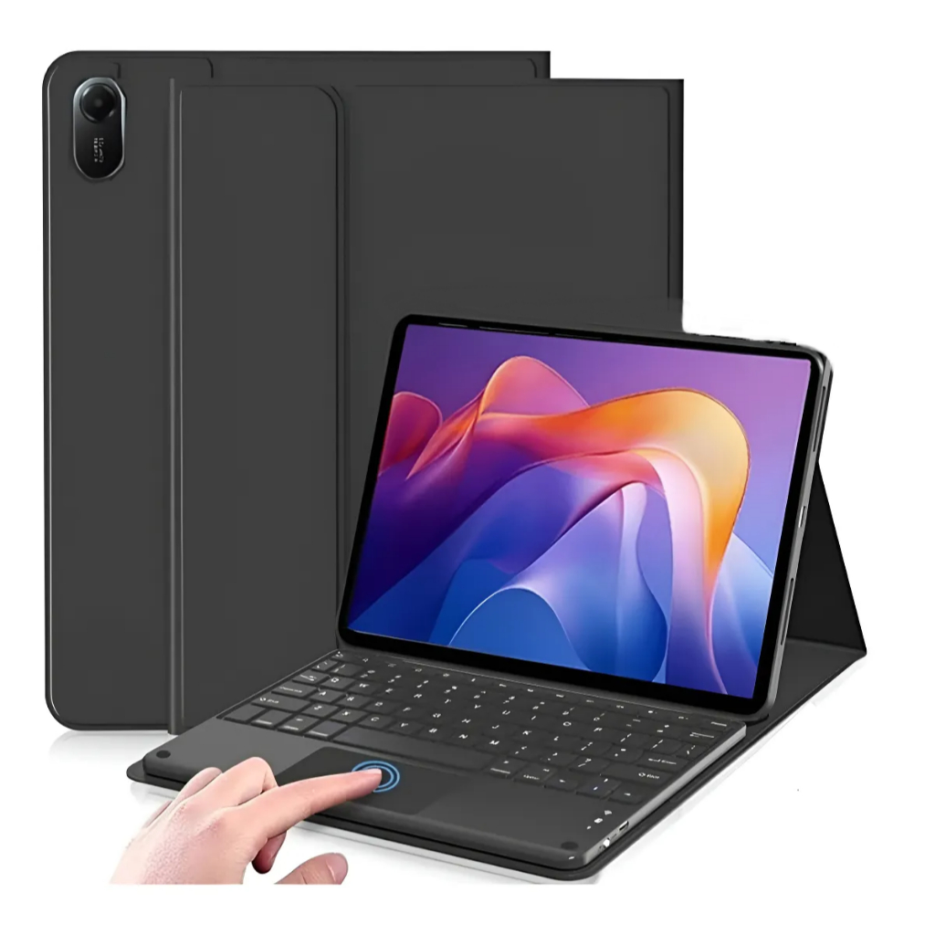 Capa Magnético C/ Teclado Para Redmi Pad 2 Pro 12.1" (2025) Com Suporte Caneta