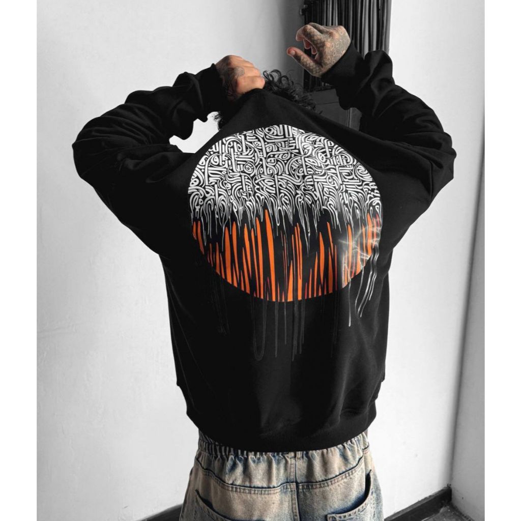 Moletom Careca 3 Cabos Aftersoul Eclipse Drip Street Unissex Plus Size P ao G3