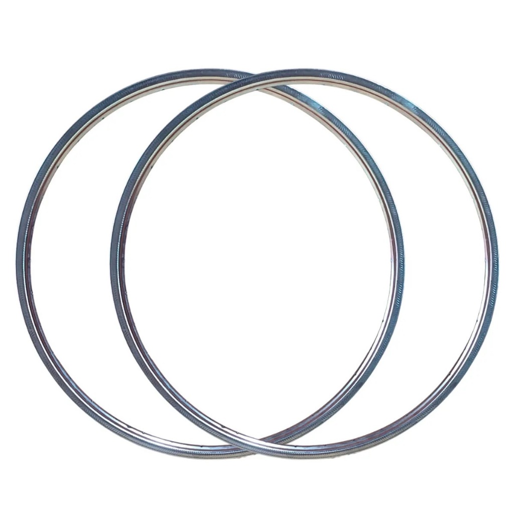 Folha de Aro de Ferro 26 x 1.1/2x2 Bivalente Bicicleta Monark Caloi Antiga Barra Circular 36 Furos