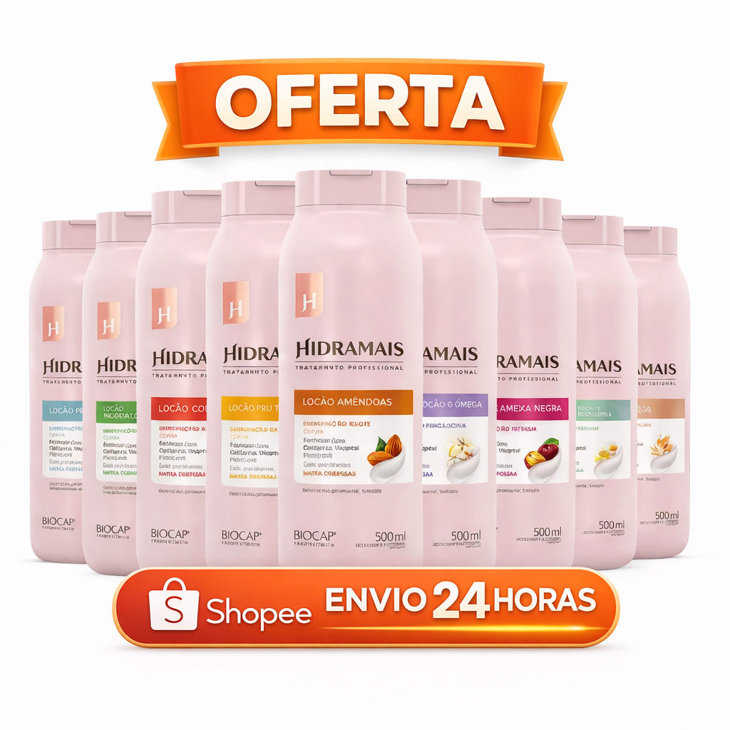 Hidratante corporal Hidramais 500ml ou 200ml
