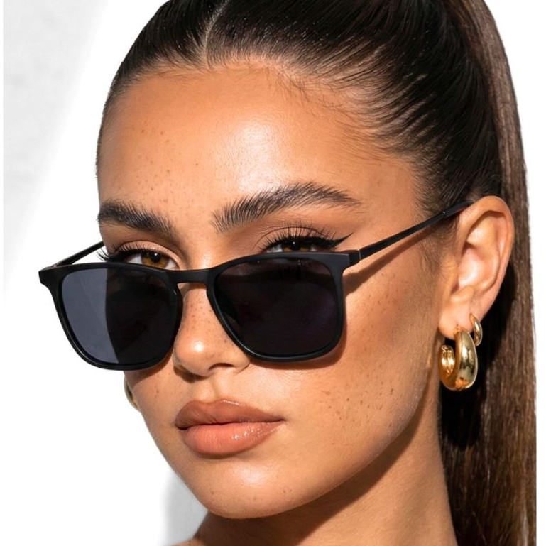 Óculos de Sol Quadrado Original Premium Hype Clássico Tendencia uv400 Masculino Feminino