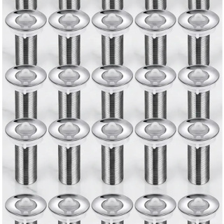 Pacote Com 25 Ou 50 Válvulas Cromado Lavatório Banheiro Pia Cuba ABS Plástico 7/8" em Oferta na Shopee