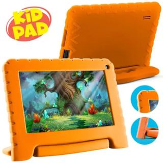 Tablet Infantil Kid Pad 64GB 4GB de RAM Wi-fi Tela 7" Com Capinha Android 11 Câmera frontal - Original Multilaser