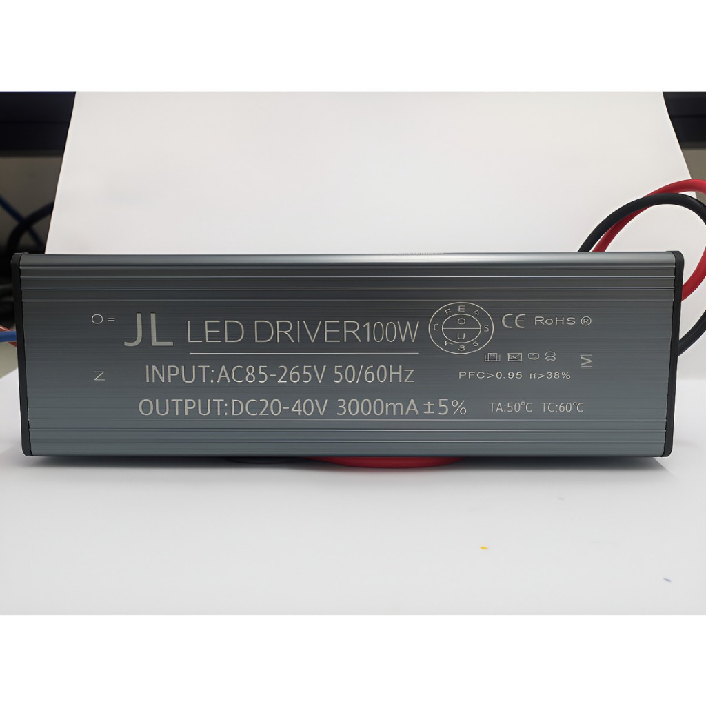 Driver Led Reator Fonte Para Refletor 100w 3000mah Bivolt