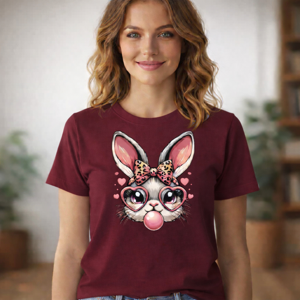 Camiseta Camisa Blusinha Estilos Feminina Coelhinha Fofa Moderninha Lançamento
