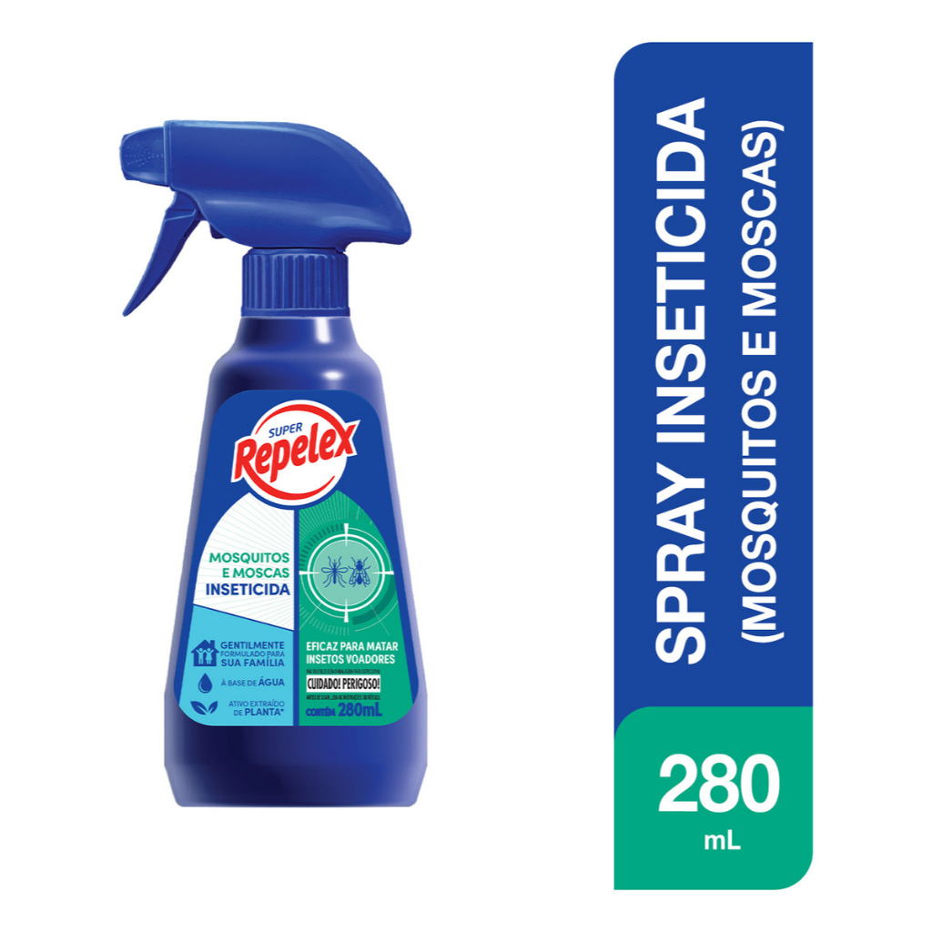 Super Repelex Inseticida Mata Insetos - Moscas, Pernilongo, Baratas, Aranha, Formiga, Mosquito Dengue  - À Base De Água em Oferta na Shopee