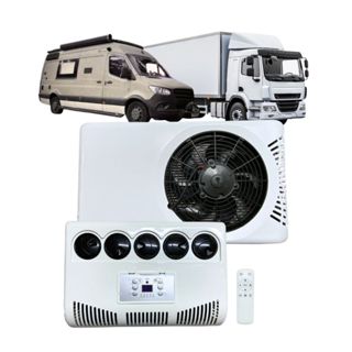Kit Ar Condicionado Caminhão Van MotorHome Trator Trailer Universal Elétrico Compacto Lateral 12V em Oferta na Shopee