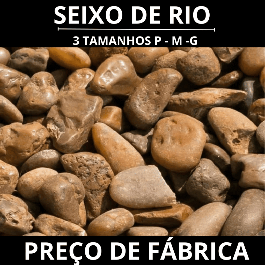 Pedra Seixo de Rio Nº03 Natural – Ideal para Aquários, Jardins e Decoração em Oferta na Shopee