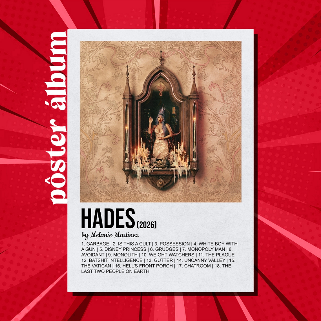 Pôster Álbum Hades - Melanie Martinez