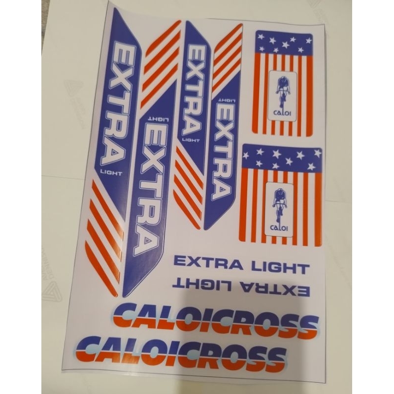 Adesivo para bicicleta Caloi - Caloicross Extra Light
