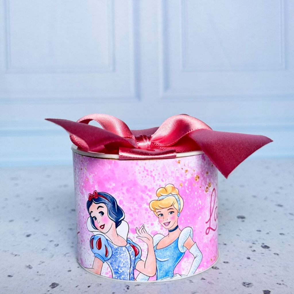 Kit Tubolata Personalizada Princesas | Lembrancinha Festa Infantil | Tubolata 5x6 com Laço Duplo | Fazemos Qualquer Tema