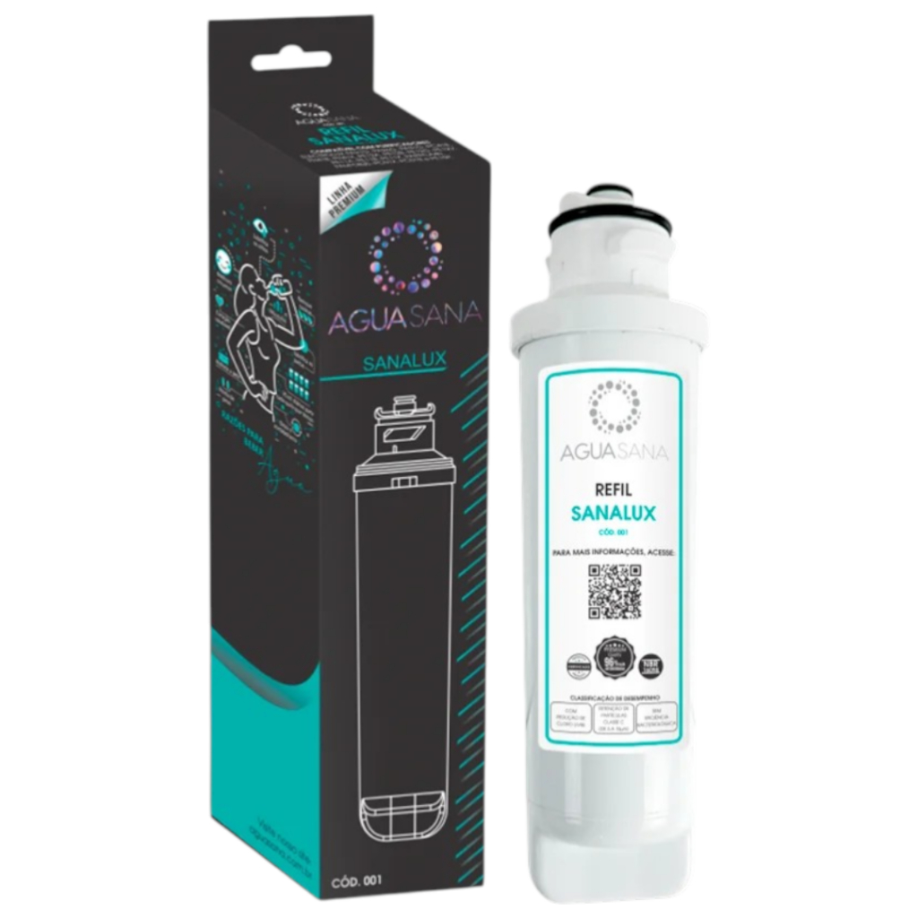 Refil Filtro Electrolux Compatível Pe12a, Pe12b, Pe12g Pe12v / Pe11a, Pe11b, Pe11g Pe11v Branco