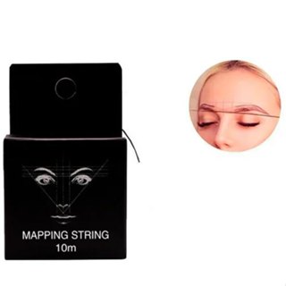 Linha Pigmentada De Marcação Sobrancelhas Preta 10 Metros em Oferta na Shopee