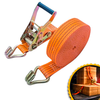 Kit Cinta de Amarração 5 Ton 9 Metros Com Catraca Reforçada Resistente Brava Adventure Uso Profissional Carreta Caminhão em Oferta na Shopee
