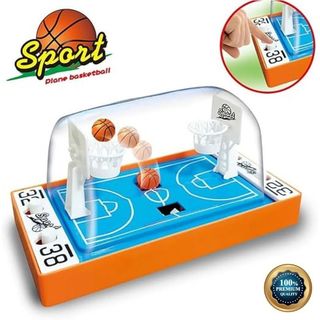Brinquedo Mini Máquina Basquete de Mesa Jogo Lançador Dedo 2 em 1 Diversão Garantida