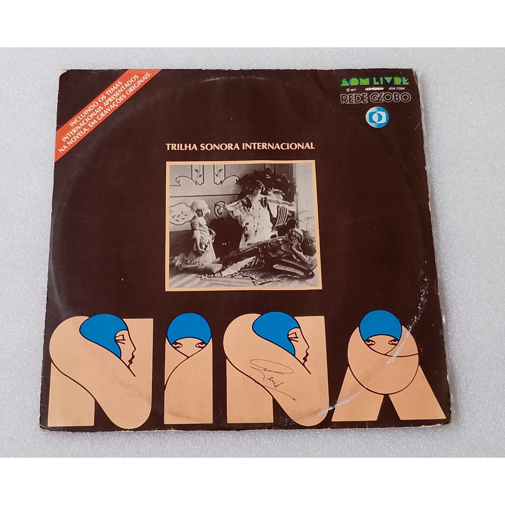 LP Trilha Sonora da Novela Nina - Internacional - Usado