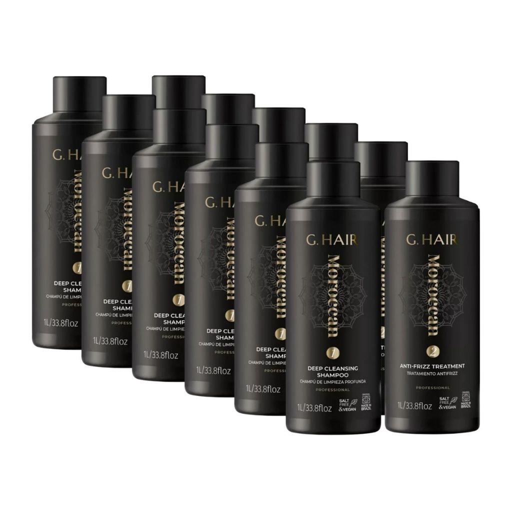 G.Hair Escova Progressiva Marroquina 6 Kits (2 x 1 Litro)