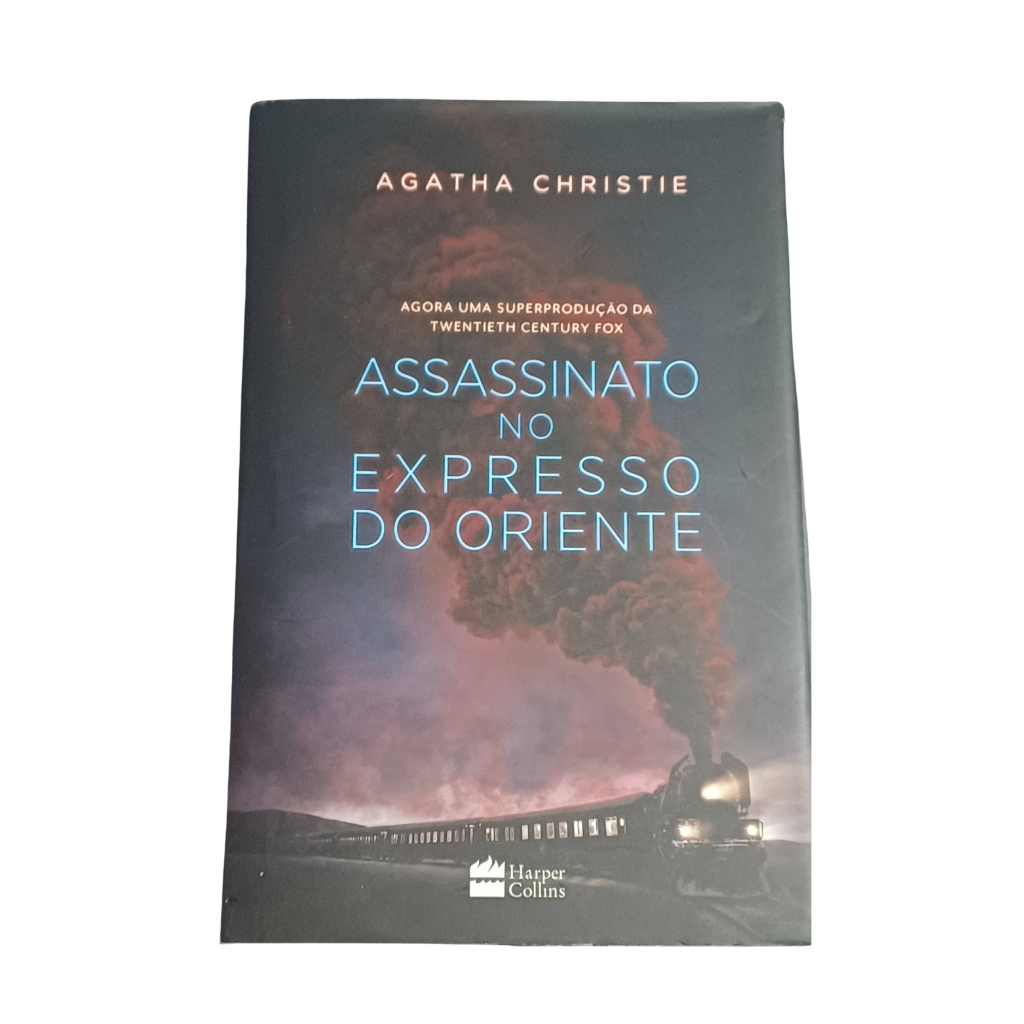 Livro Assassinato no Expresso Oriente - Agatha Christie (Capa Dura + Sobrecapa Filme)