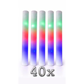 Kit 10/30/40 Bastão De Led Plástico/Espuma Neon Festas Rave Casamento em Oferta na Shopee