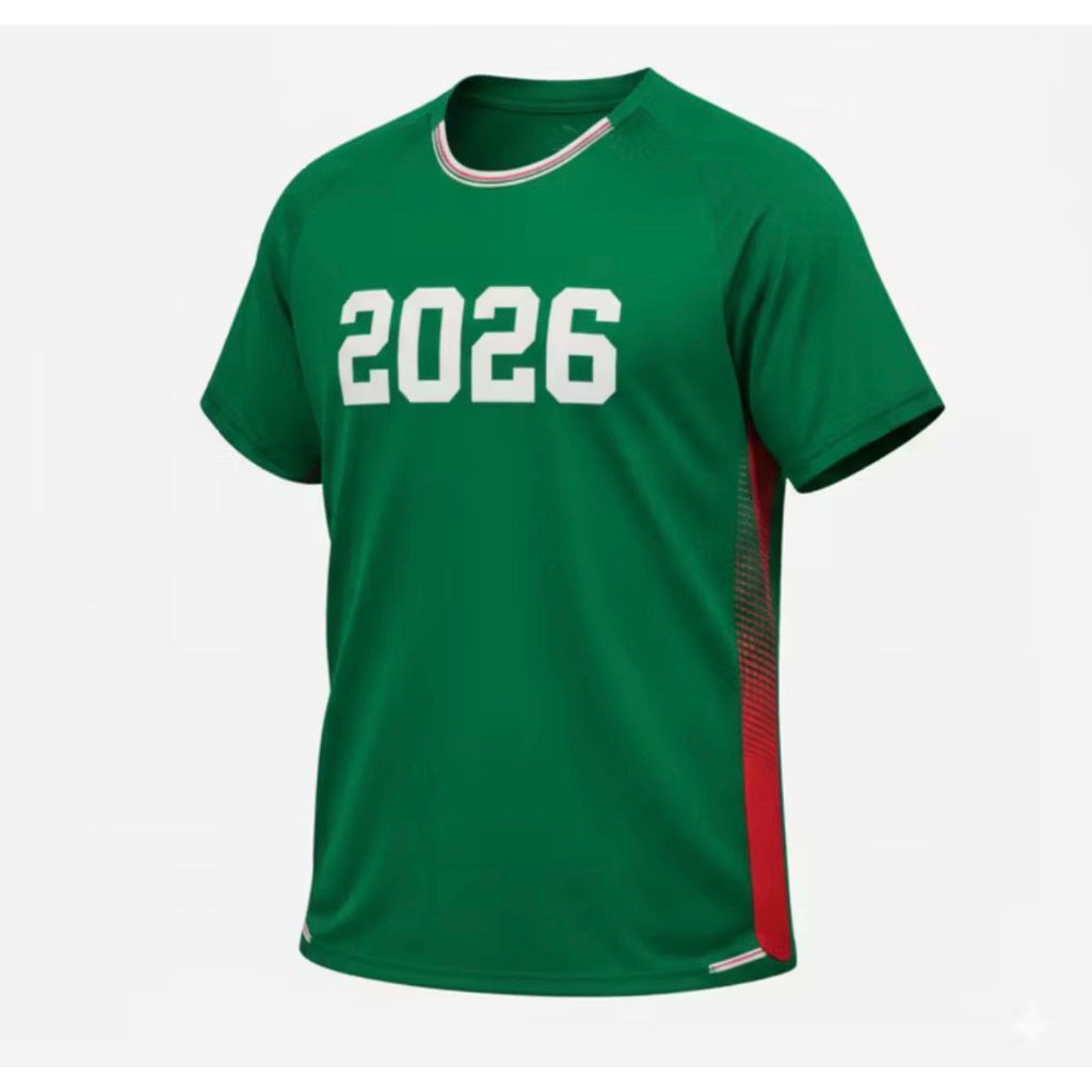 Camisa Nova Verde modelo 2026 Casual Gola Redonda Palestra Itália Envio Imediato