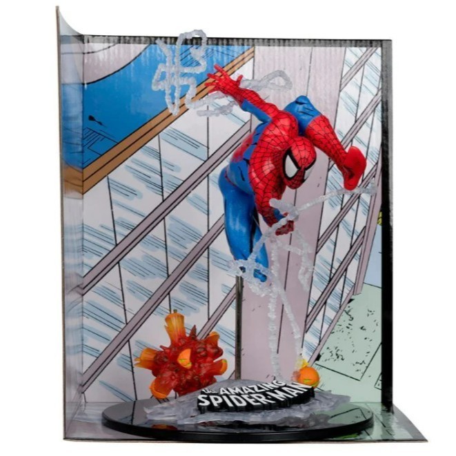 Estátua Spider-Man The Amazing Spider-Man - Marvel - Marvel Collection 1/10 Scale - McFarlane