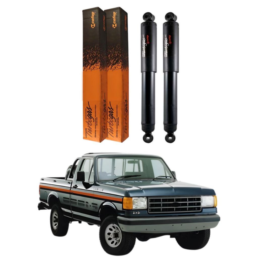 PAR AMORTECEDOR TRASEIRO F1000 4X4 1993 A 1998 COFAP
