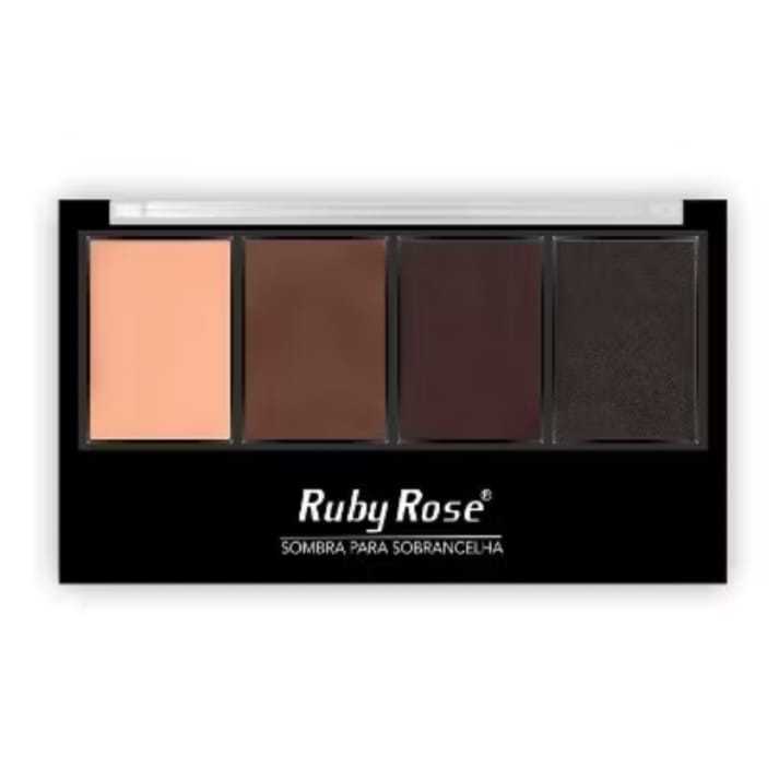 Paleta de Sombra Para Sobrancelha Quarteto Ruby Rose