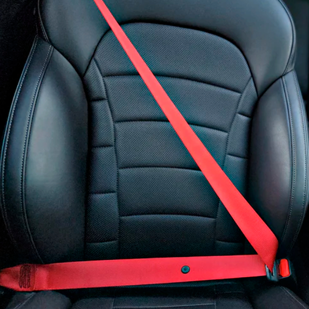 Fita Cinto De Segurança Vermelho 5 Lugares Universal Para Todos Os Carros