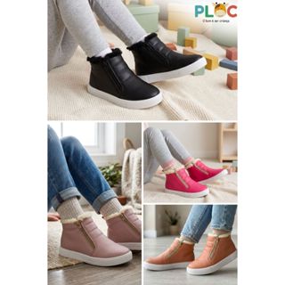 BOTA INFANTIL FORRADA DE PELÚCIA SUPER MACIA E CONFORTÁVEL em Oferta na Shopee