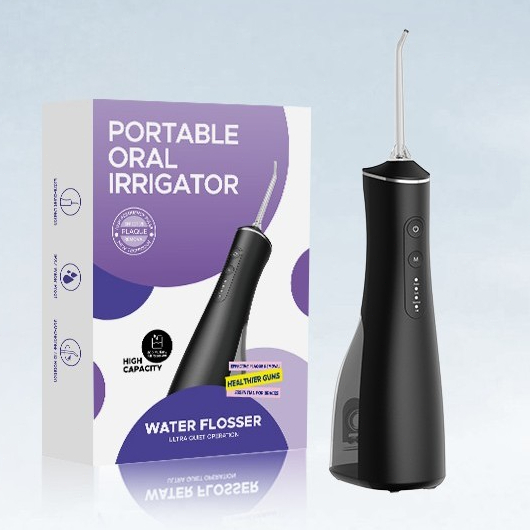OralGos Irrigador bucal | Recarregável via USB | Capacidade de 300ml | Para limpeza bucal