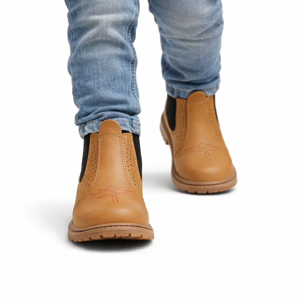 Botinha Jeca Infantil Country Menino Super Confortável Lançamento