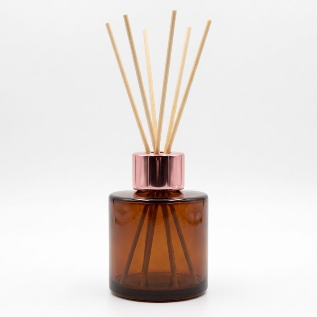 10 Frasco PET 150ml C/ Tampa Cromada + Vareta 17cm Ideal P/ Aromatizador Ambiente Elegante