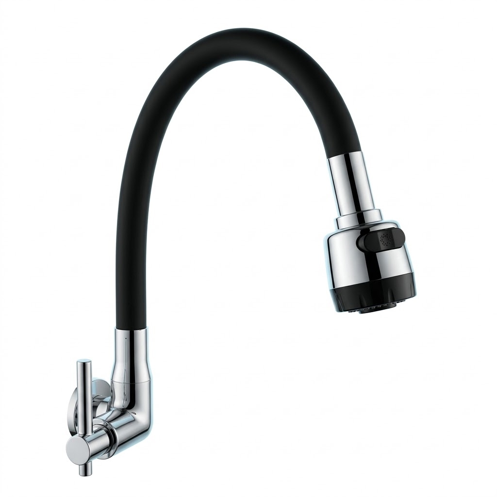 Torneira Cozinha Parede Flexível Preta Gourmet 2 Jatos ABS em Oferta na Shopee