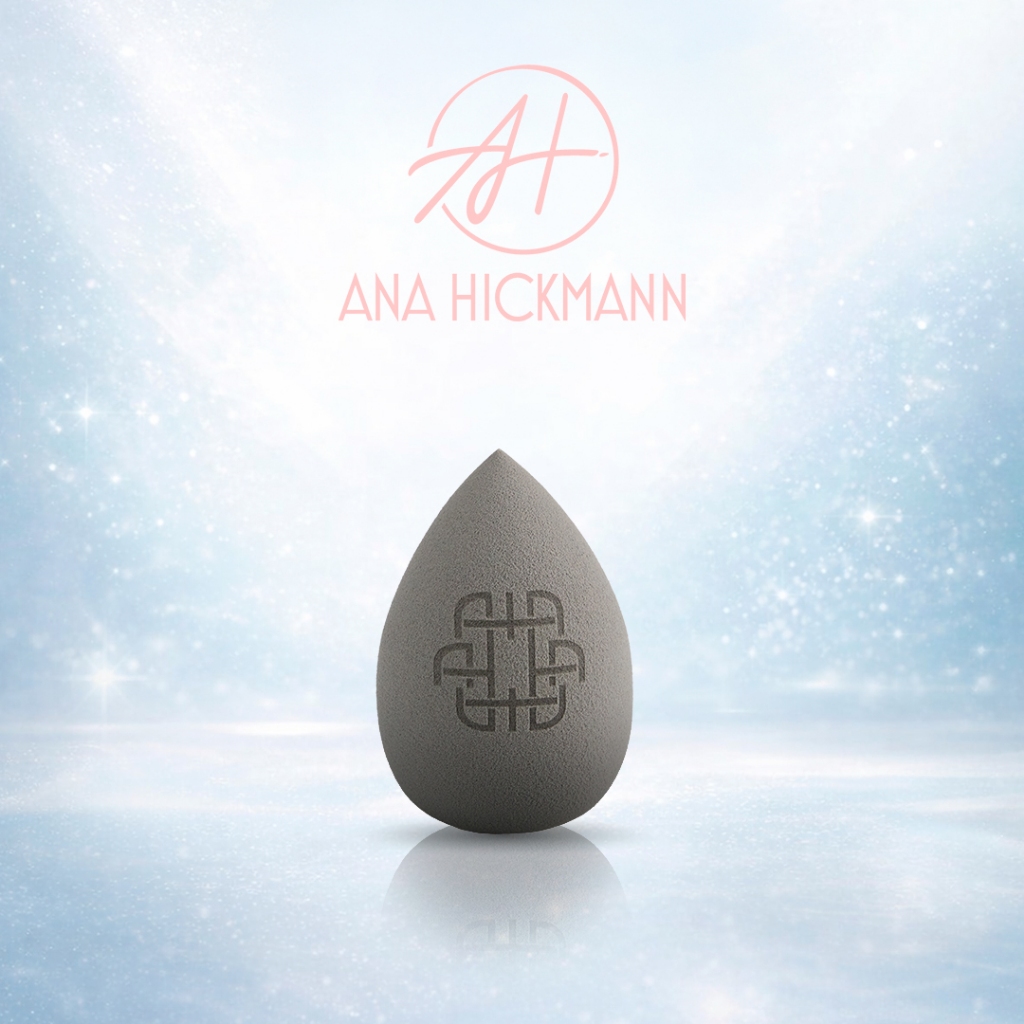 Classic Sponge Gray - Esponja de Maquiagem Cinza Ana Hickmann