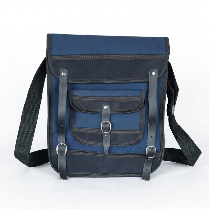 Bornal de Lona 600 Azul Tamanho Médio Alça Forrada e Comprida Regulagem Recomendado Menor Preço — R$ 66,40 em Shopee