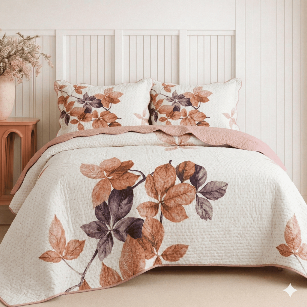 Kit Cobre Leito Colcha Solteiro Casal Queen King Bouti Dupla Face C Porta Travesseiro Aba Americana