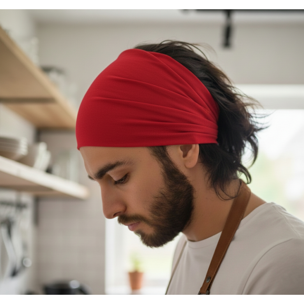 Kit 3 Faixas de Cabeça Unissex – Perfeita para Cozinhar, Segurar o Cabelo, Academia e Corrida. em Oferta na Shopee