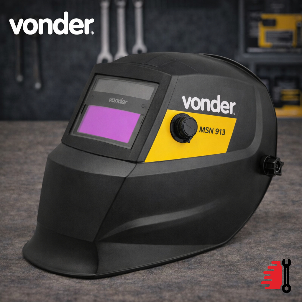 Máscara Para Solda Com Escurecimento Automático Tonalidade 9 a 13 MSN 913 Vonder em Oferta na Shopee