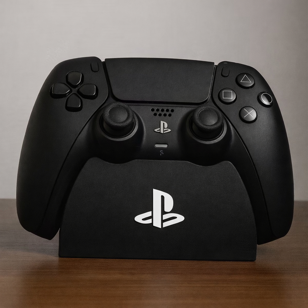 Suporte Controle PS5 DualSense PlayStation – Base Stand Organizador Gamer Mesa