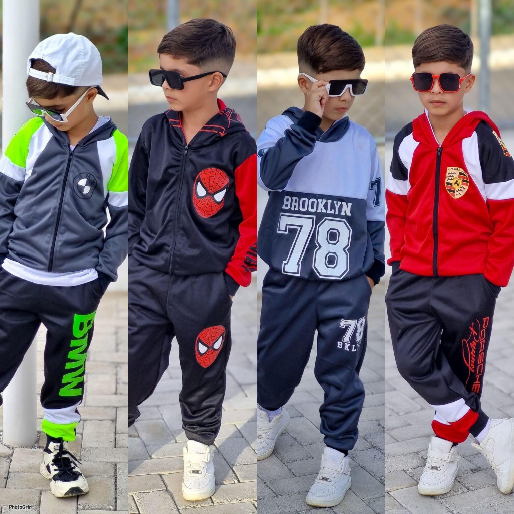 Conjunto Infantil Juvenil Menino Inverno Peluciado Agasalho Capuz e Bolso 4 ao 12 Anos em Oferta na Shopee